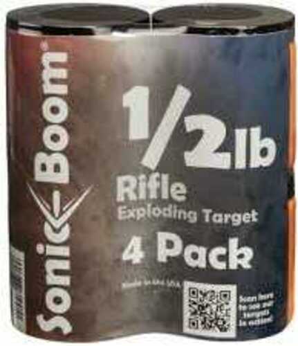 Sonic Boom 1/2 Lb Exploding Target 4 Pack